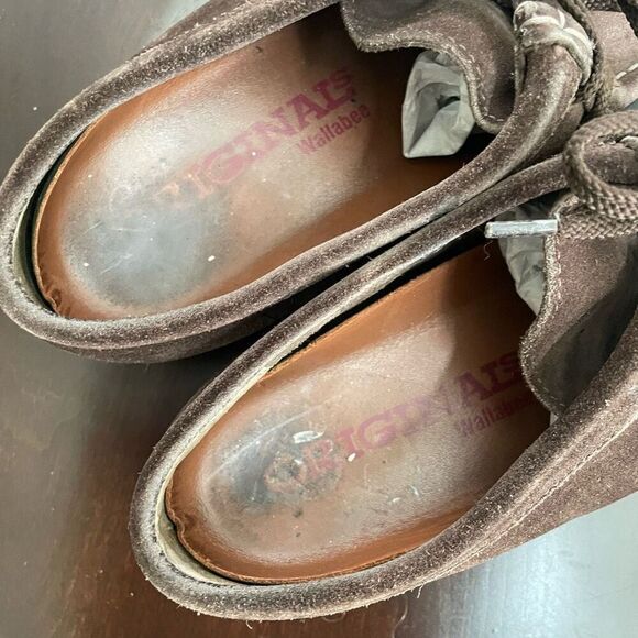 Clarks Original Wallabies Brown Suede $150 Womens 7 - Picture 7 of 8